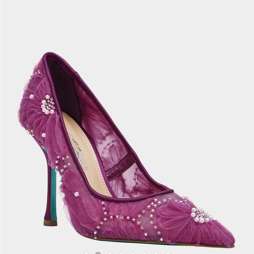 Betsey Johnson Embellished Heel